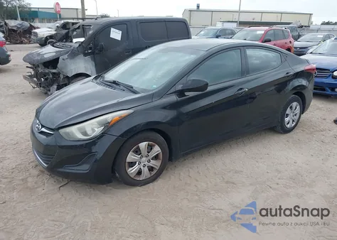 2016 Hyundai Elantra Se z USA, uszkodzony, nr VIN 5NPDH4AE8GH769287